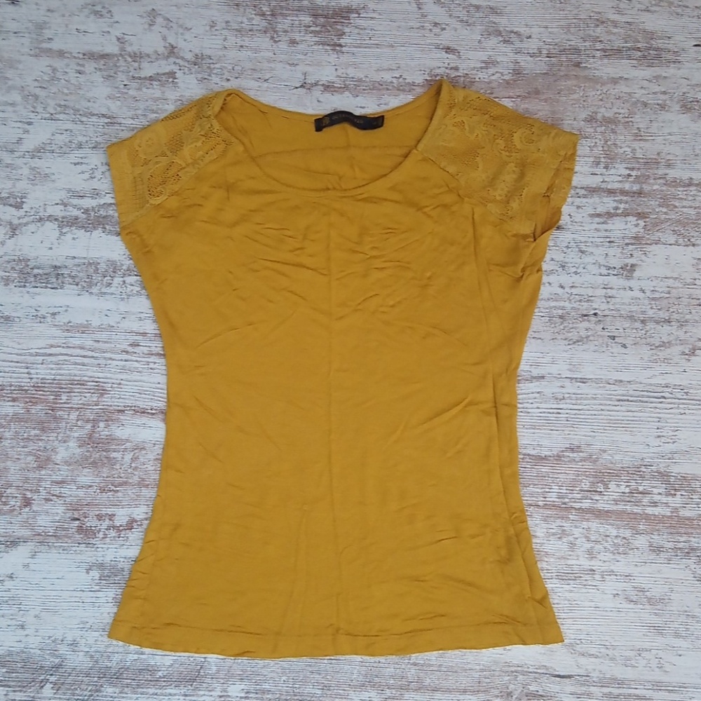 Outback Red Mustard Yellow Blouse Top